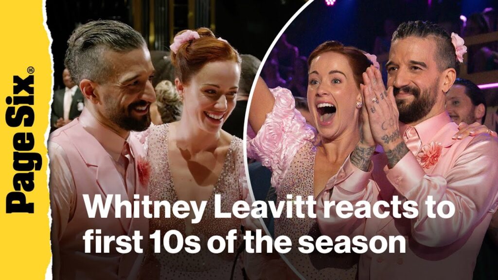 Whitney Leavitt, Mark Ballas react to getting first official 10s during ‘DWTS’ Wicked Night Whitney Leavitt, Mark Ballas react to getting first official 10s during ‘DWTS’ Wicked Night