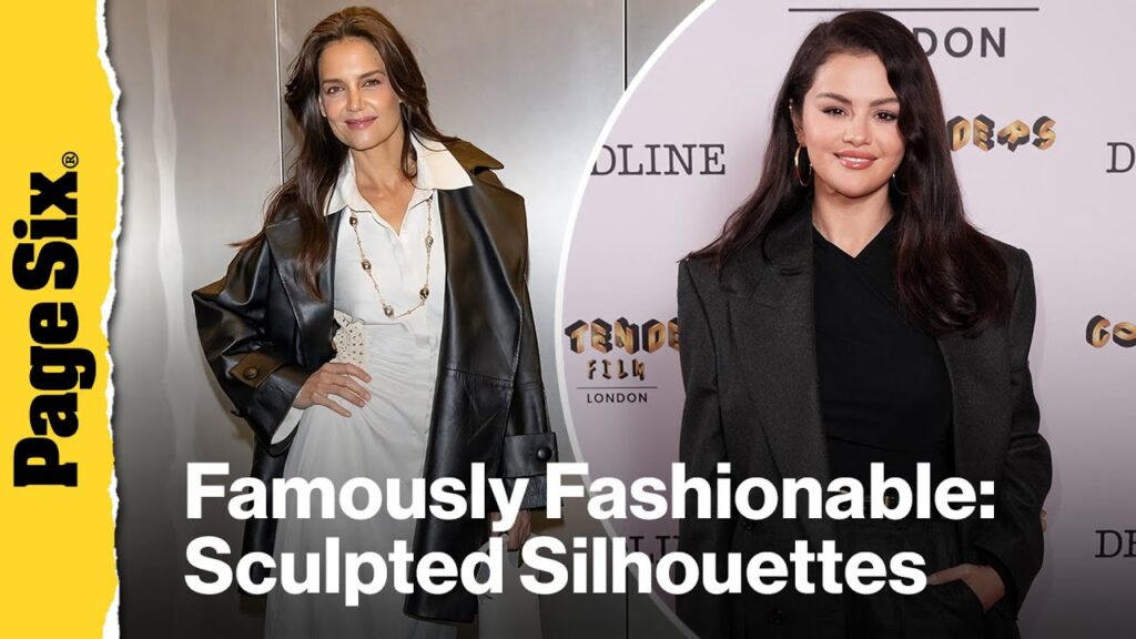 Selena Gomez and Katie Holmes embrace sculpted style this fall | Famously Fashionable