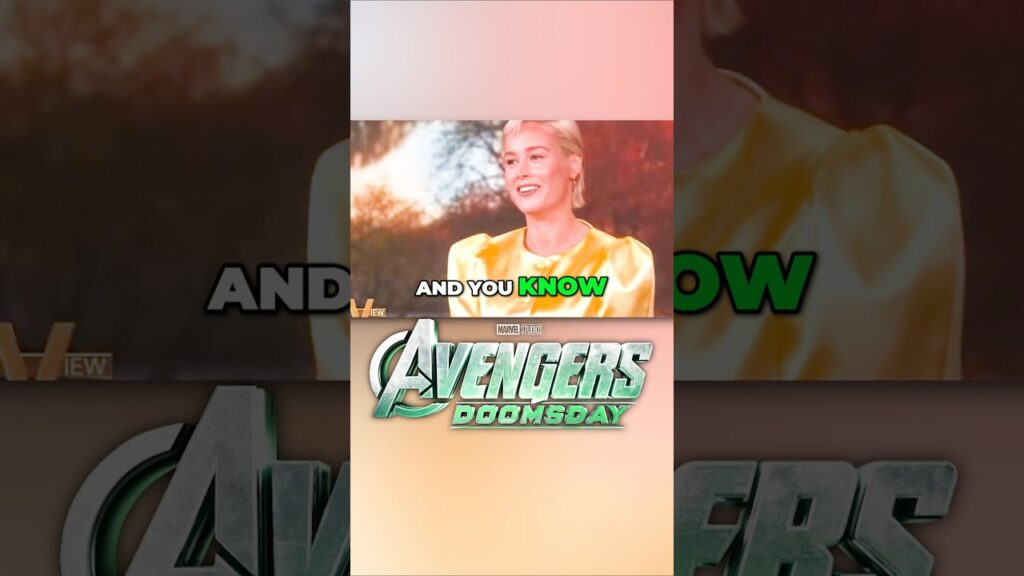 BRIE LARSON CONFIRMS CAPTAIN MARVEL IN AVENGERS DOOMSDAY?! 😱