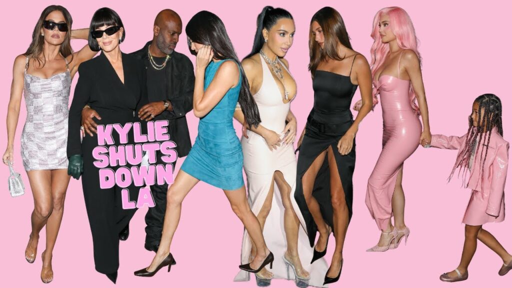 Kylie Jenner Shuts Down L.A. with Kim, Khloe, Kendall & Hailey at Kylie Cosmetics Launch!