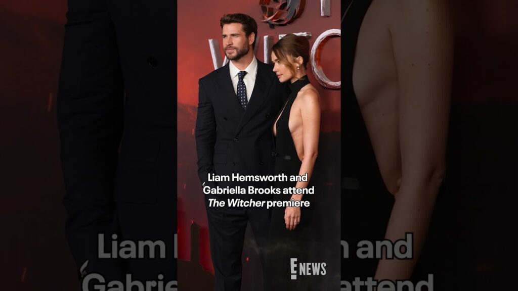 Liam Hemsworth and Gabriella Brooks stun at "The Witcher" premiere.