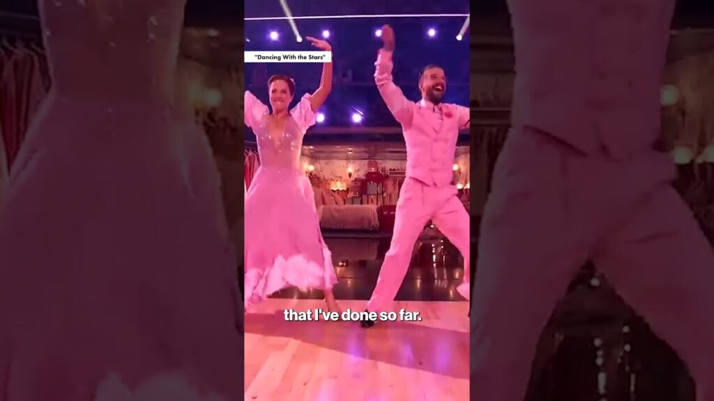 Whitney Leavitt, Mark Ballas react to getting first official 10s during ‘DWTS’ Wicked Night #shorts Whitney Leavitt, Mark Ballas react to getting first official 10s during ‘DWTS’ Wicked Night #shorts