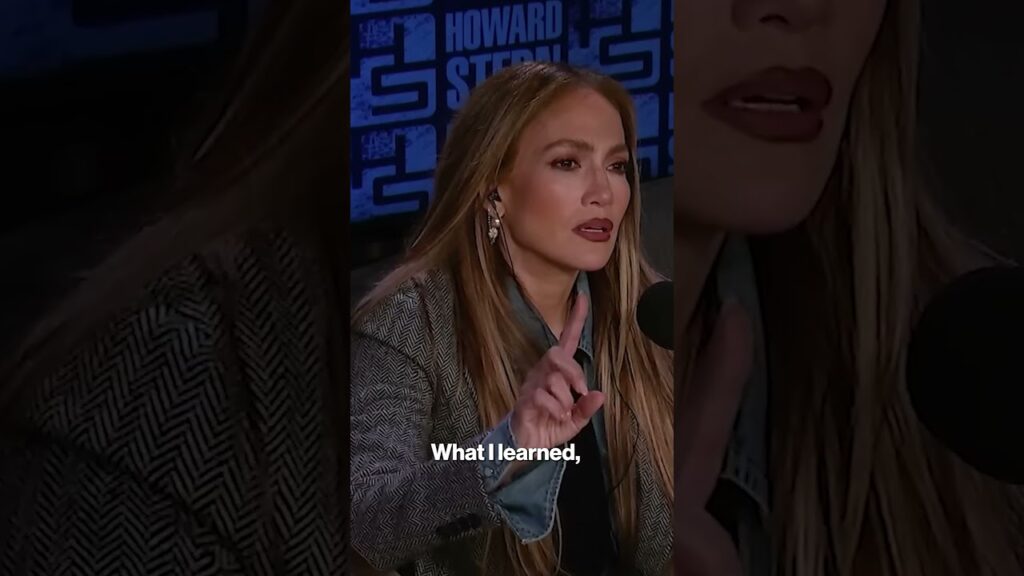 Jennifer Lopez takes a swipe at her exes in candid chat with Howard Stern #shorts