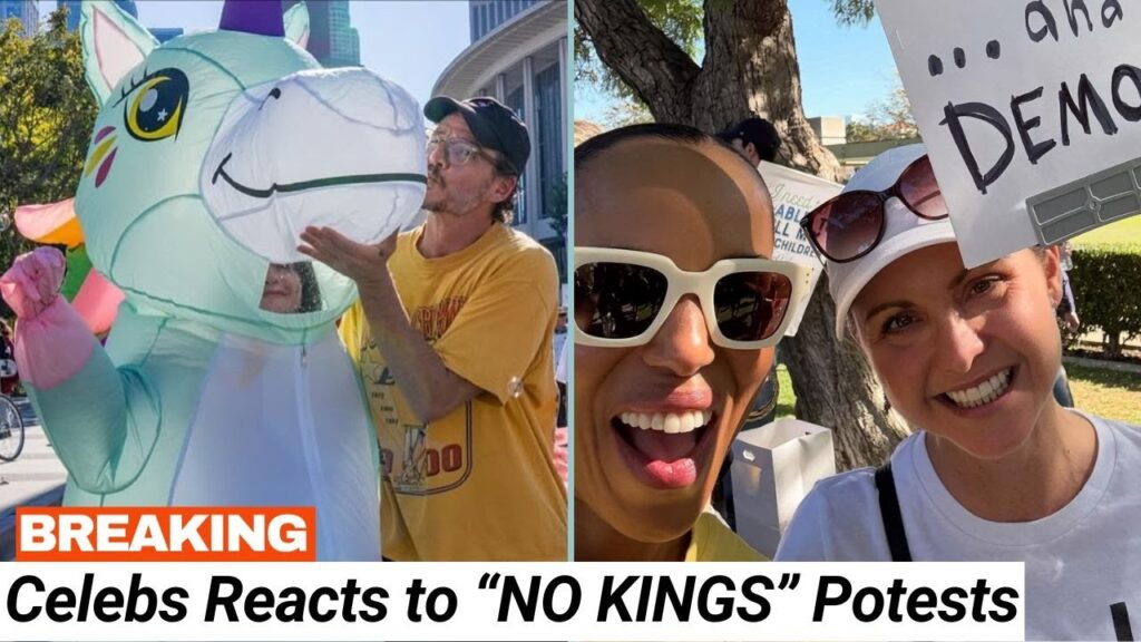 Celebs SPEAK OUT on “No Kings” Protests — Pedro Pascal, Kerry Washington & More