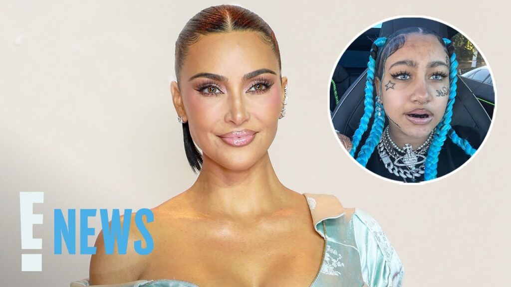 Kim Kardashian Addresses North West's Fake Face Tattoo Criticism
