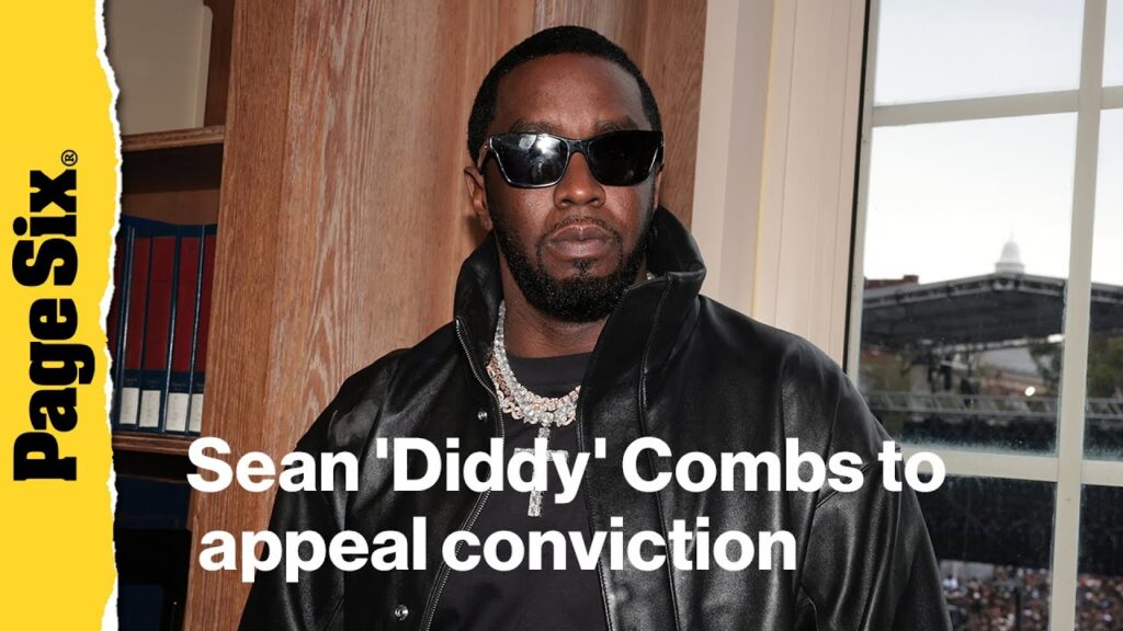 Sean 'Diddy' Combs to appeal conviction and prison sentence