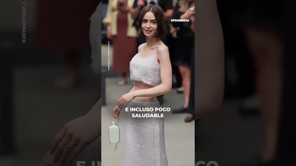 Lily Collins está demasiado flaca | íconos #shorts