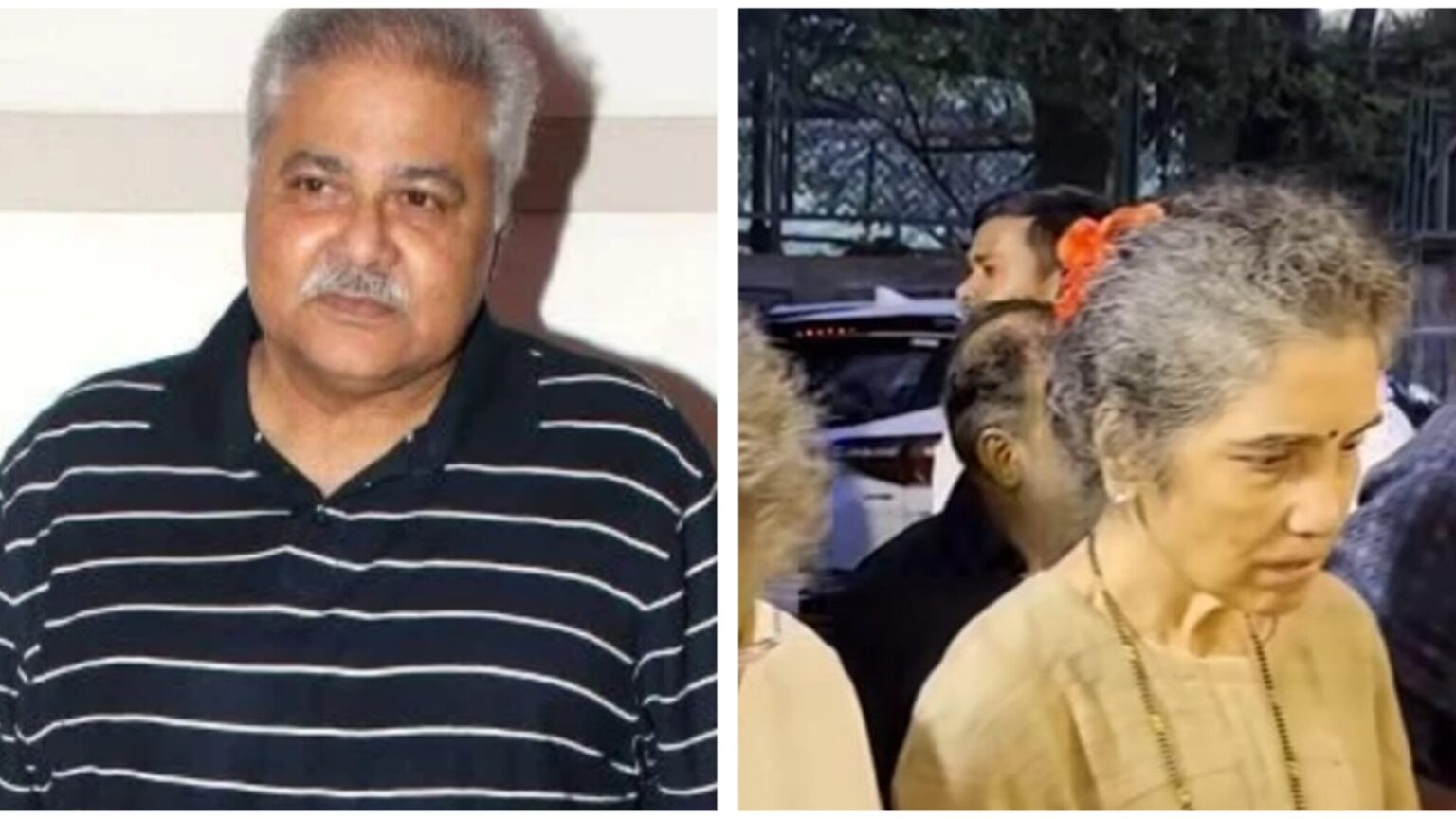 Satish Shah’s wife Madhu Shah gets emotional, attends late husband’s prayer meet in Mumbai Satish Shah's wife Madhu Shah gets emotional, attends late husband's prayer meet in Mumbai