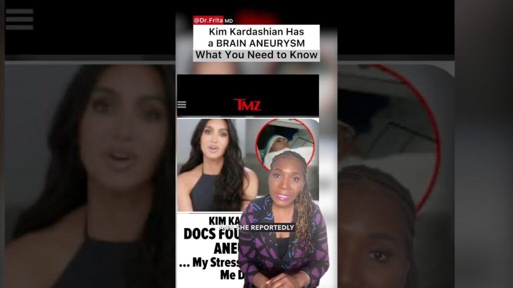 Kim Kardashian's Brain Aneurysm - Is Stress From Kanye To Blame?
