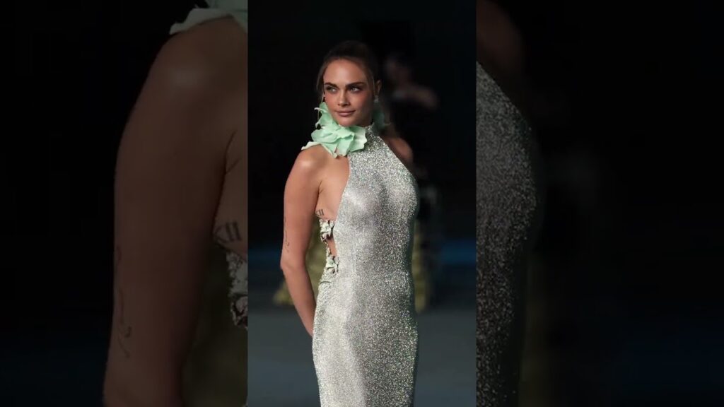 Cara Delevingne sparkles on the blue carpet at the Academy Museum Gala ✨