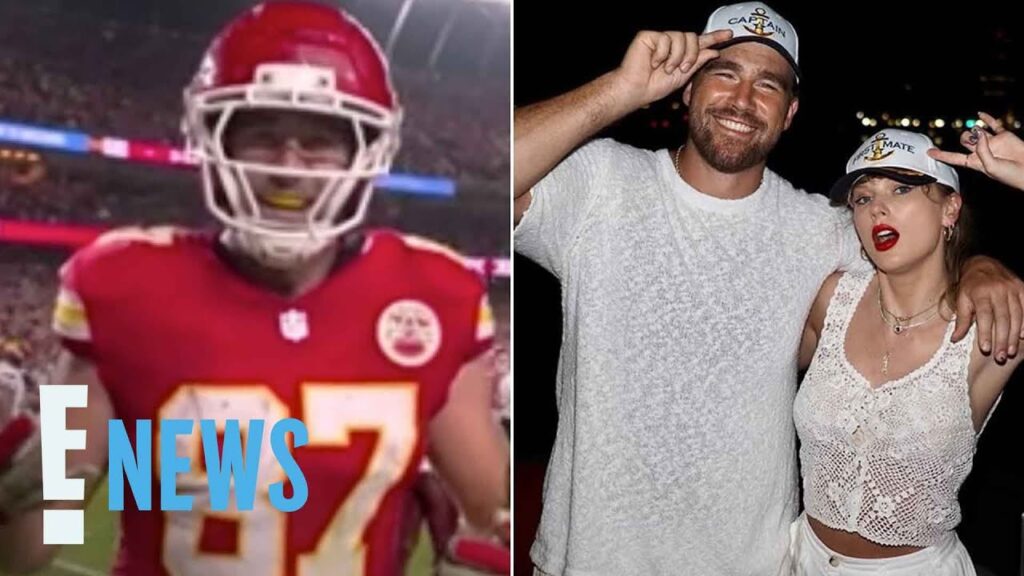 Travis Kelce Celebrates 100th Touchdown With Taylor Swift Gesture | E! News Travis Kelce Celebrates 100th Touchdown With Taylor Swift Gesture | E! News