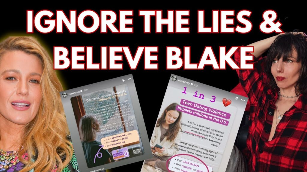 BLAKE LIVELY MANUFACTURES EVIDENCE & DV SUPPORT IN HER INSTAGRAM STORIES