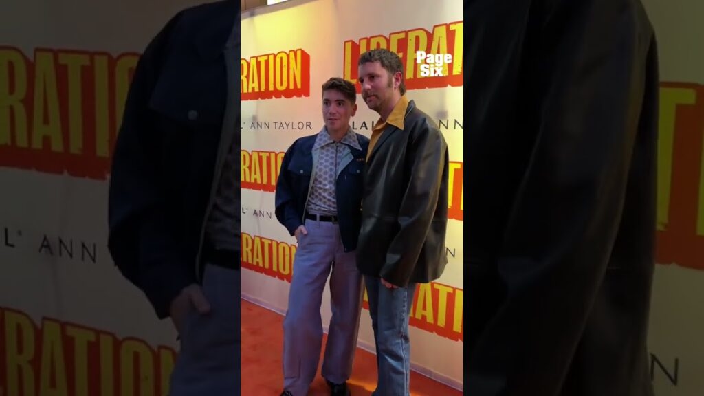 Ben Platt and fiancé Noah Galvin attend opening night of Liberation on Broadway in NYC #shorts