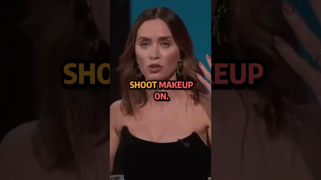 Emily Blunt reveals the hilarious truth behind her glamorous photo shoot moment