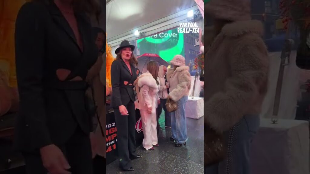 Countess, Dolores, and Gia at Raising Cane's Pumpkin Carving in NYC ♥️ | Virtual Reali-Tea #shorts