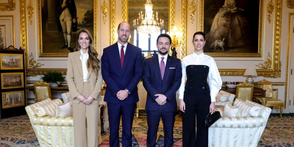Prince William and Kate Middleton Host Prince Hussein and Princess Rajwa at Windsor Castle: See Photos Prince William and Kate Middleton Host Prince Hussein and Princess Rajwa at Windsor Castle: See Photos