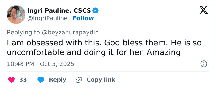 Twitter reply praising Lana Del Rey's husband for being classier after backlash over Meghan Markle's video.