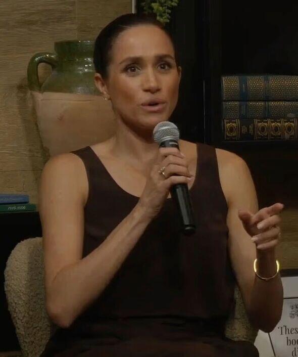 Meghan Markle 'in disbelief' as friend interrupts her during awkward onstage mishap