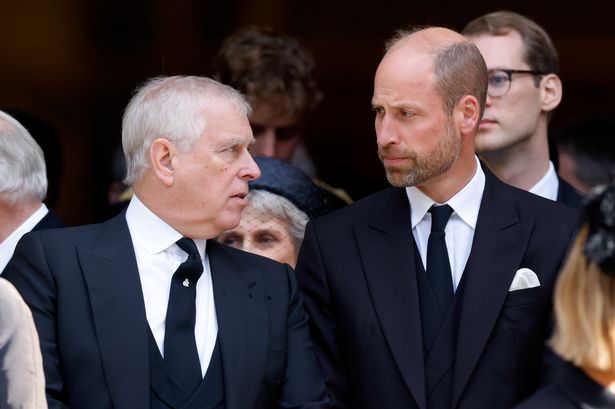 Prince Andrew with Prince William