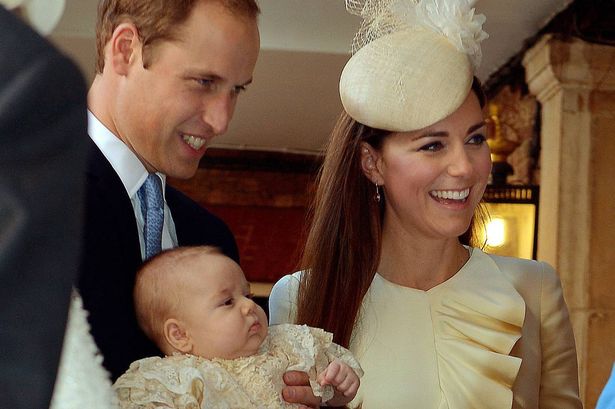 Kate Middleton, Prince William and George