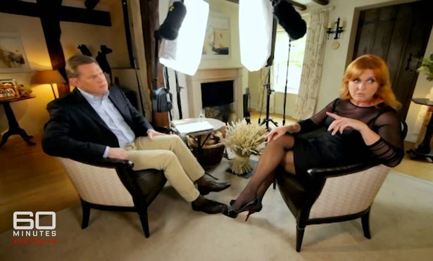 Royal Sarah 'Fergie' Ferguson storms out of fiery interview