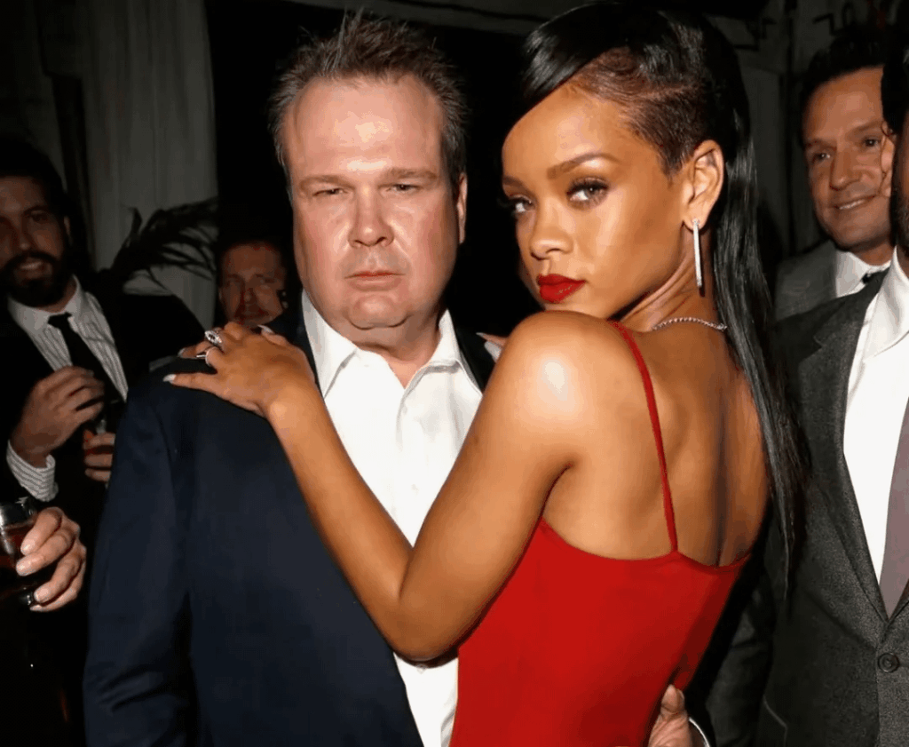 Rihanna and Eric Stonestreet photographed at GQ’s “ Men of the year afterparty” (2012)