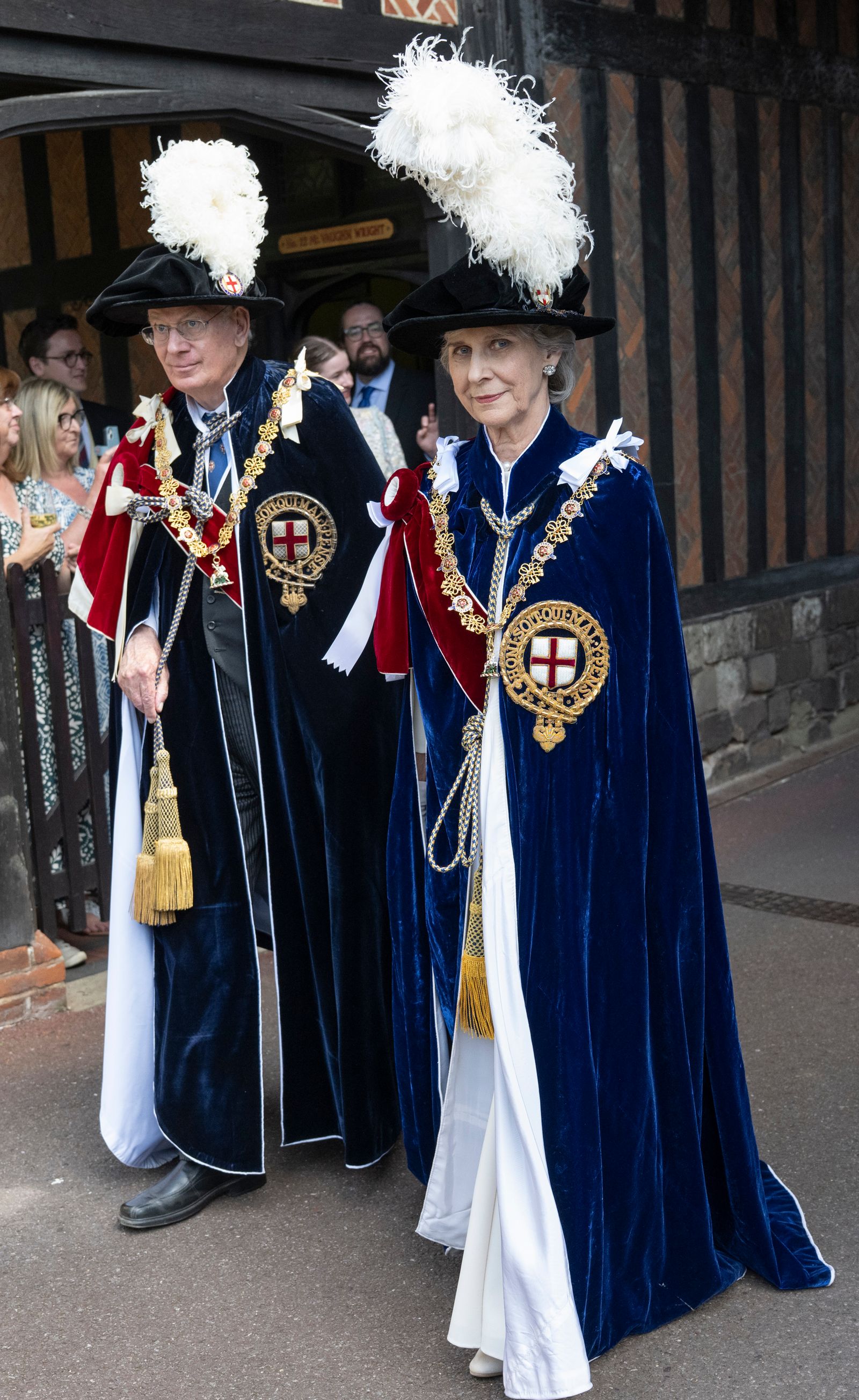 Pillars of royal service Prince Richard Duke of Gloucester and Birgitte Duchess of Gloucester attend the Order of the...