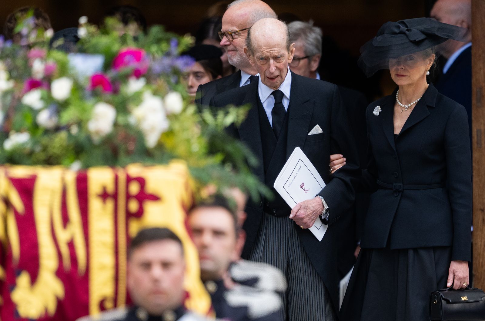 The Duke of Kent was last at Westminster Cathedral on 16 September for the funeral of his wife the Duchess of Kent