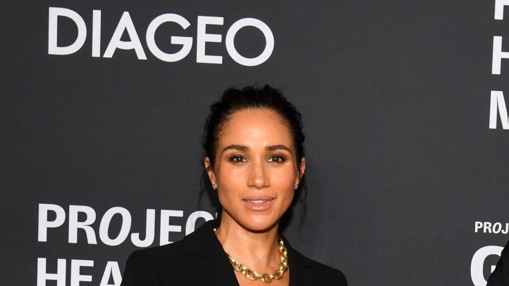 Meghan Markle, the Duchess of Sussex, and Prince Harry put on a united front in sleek black suits for New York charity gala