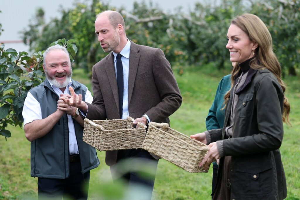 Family welcome royal couple during ‘surreal’ visit to their farm