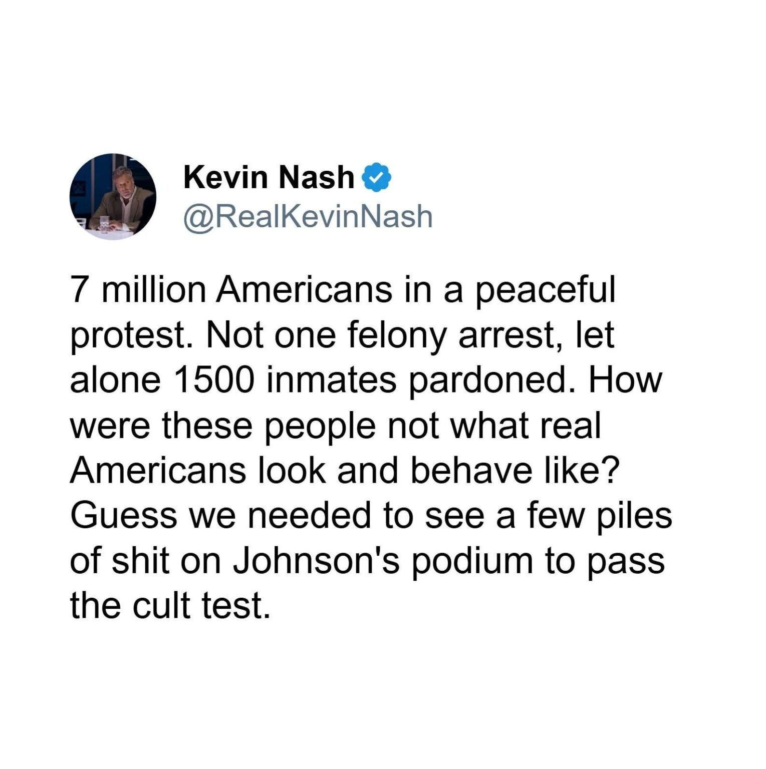 I know there are some wrestling fans here. Kevin Nash is definitely one of the good ones!