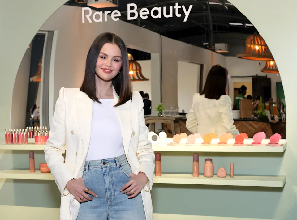“It’s always annoying being pitted against other people. I didn’t ask for that,” Hailey later noted. Getty Images for Rare Beauty