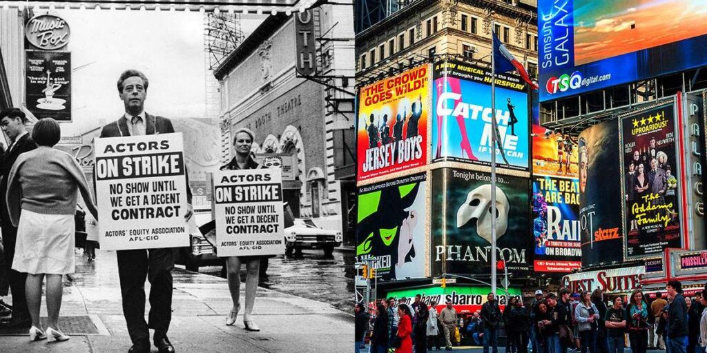 Broadway actors prepare to strike for the first time since 1968