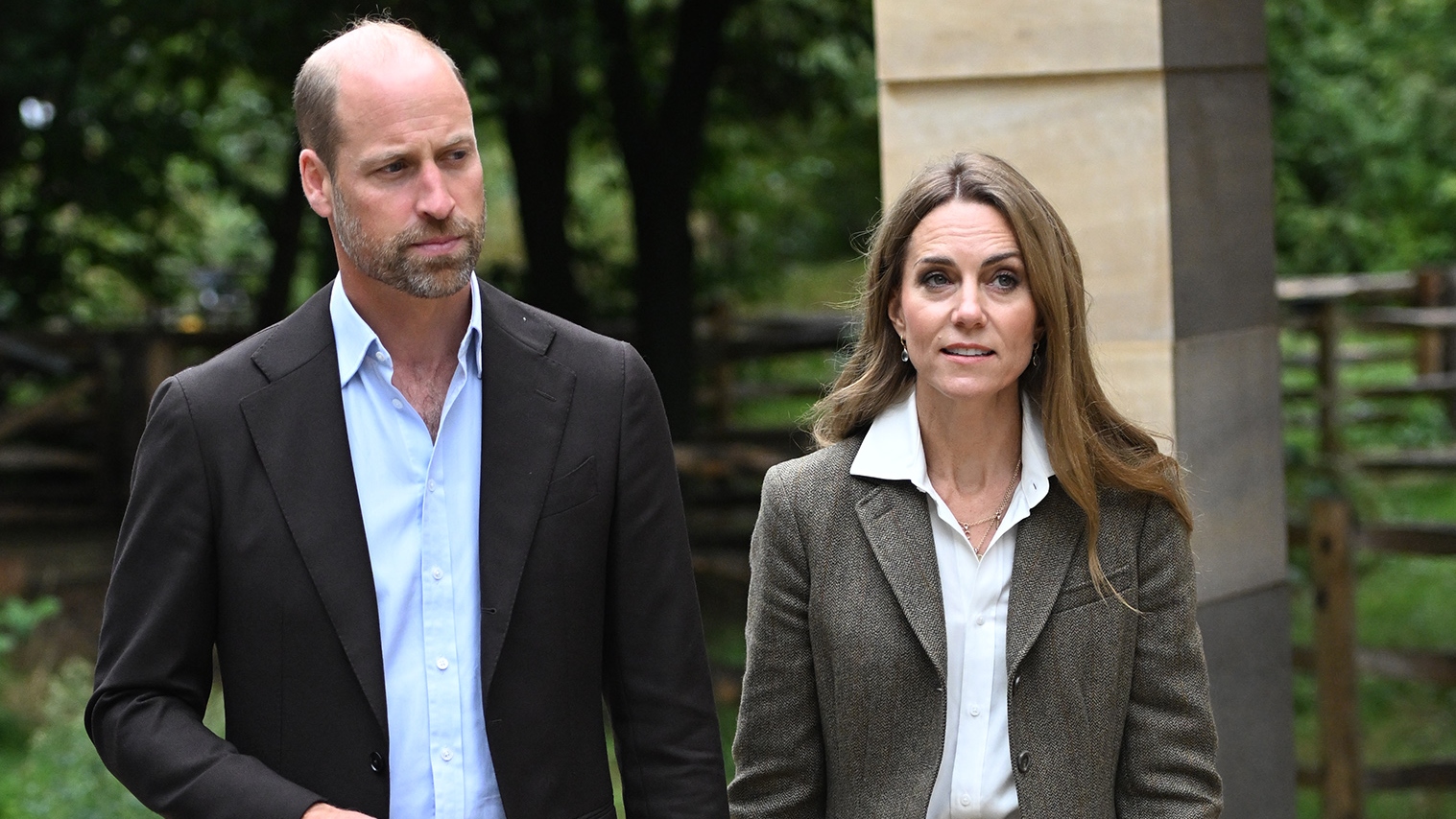 Catherine, Princess of Wales and Prince William, Prince of Wales visit the Natural History Museum's newly transformed gardens