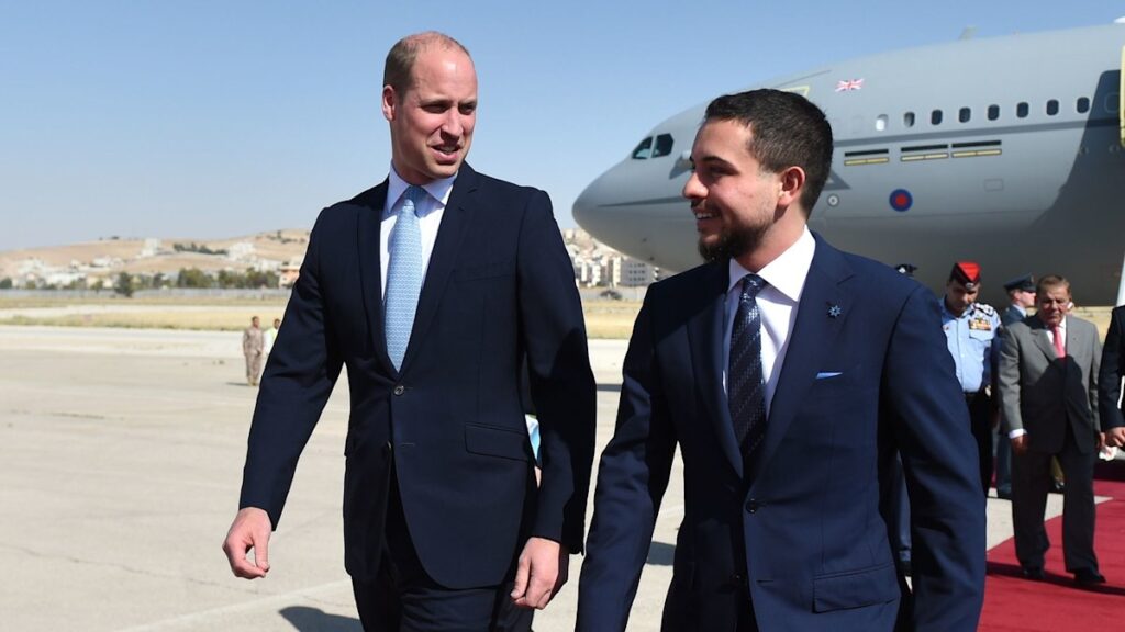 Royal family LIVE: Prince William to reunite with Crown Prince Hussein of Jordan