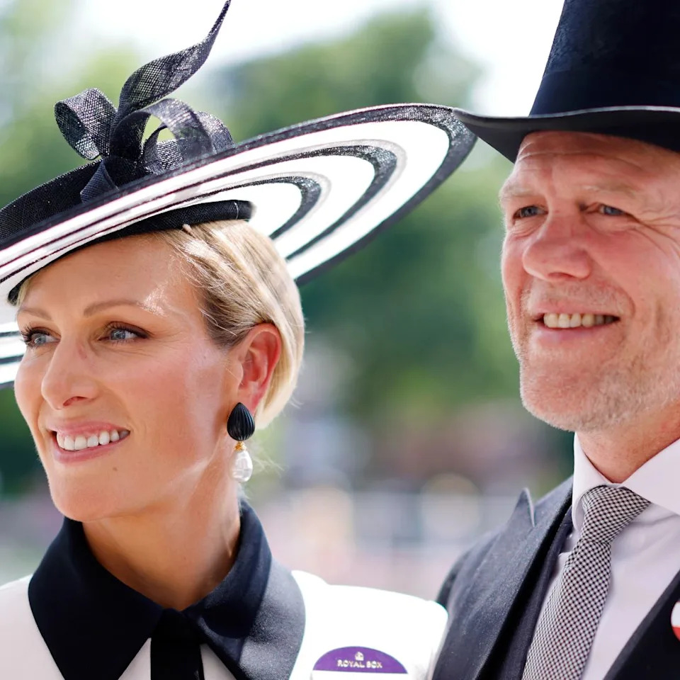  Mike Tindall and Zara Tindall attend Royal Ascot. 