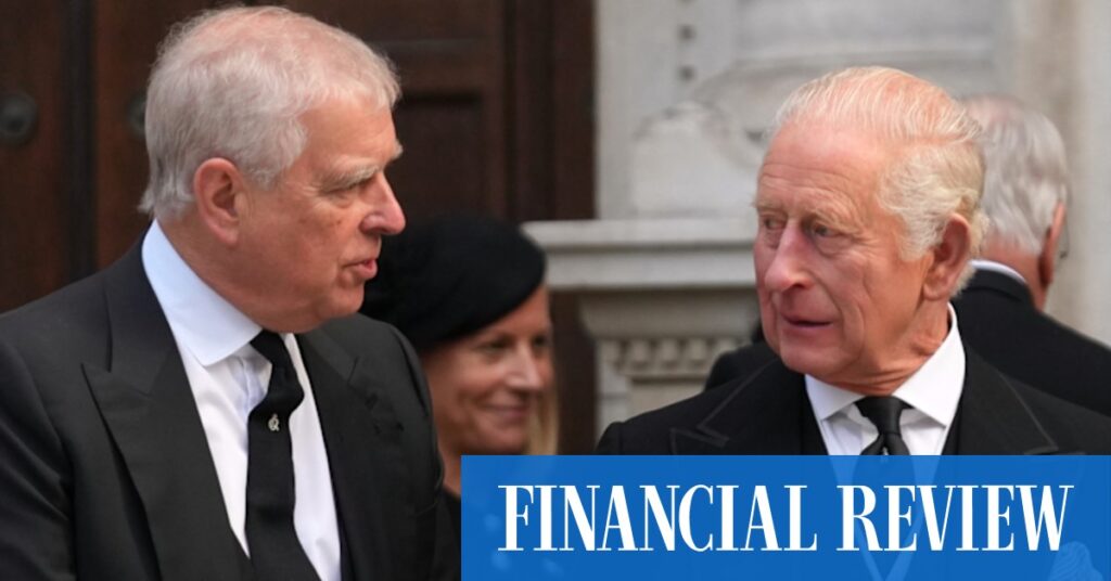 Former prince Andrew facing demands to lose his right to the throne Andrew Tillett