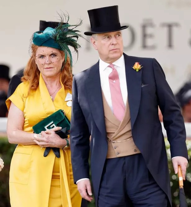 Prince Andrew with his ex-wife Sarah Ferguson 