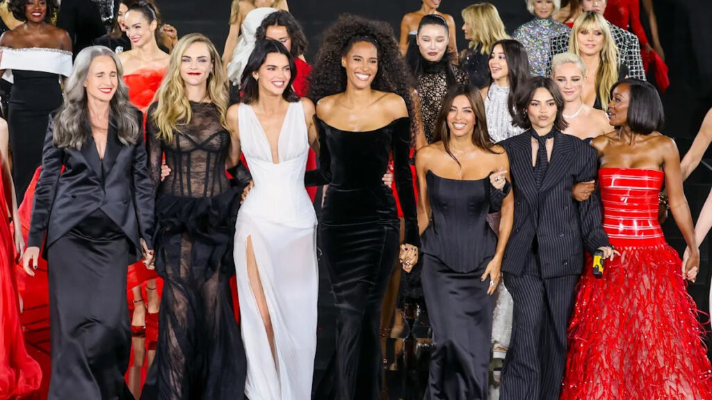 Kendall Jenner Leads a Star-Studded Posse Down the Runway for L’Oréal’s Paris Show Yahoo entertainment home