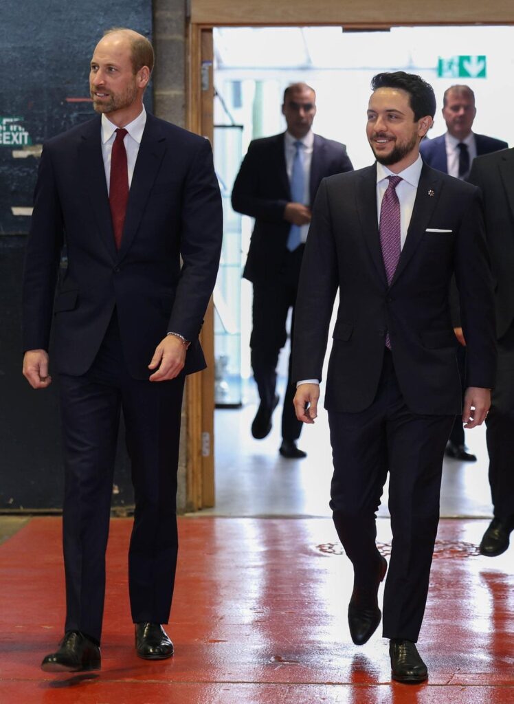 Prince William and Al Hussein bin Abdullah II visited RAF Benson