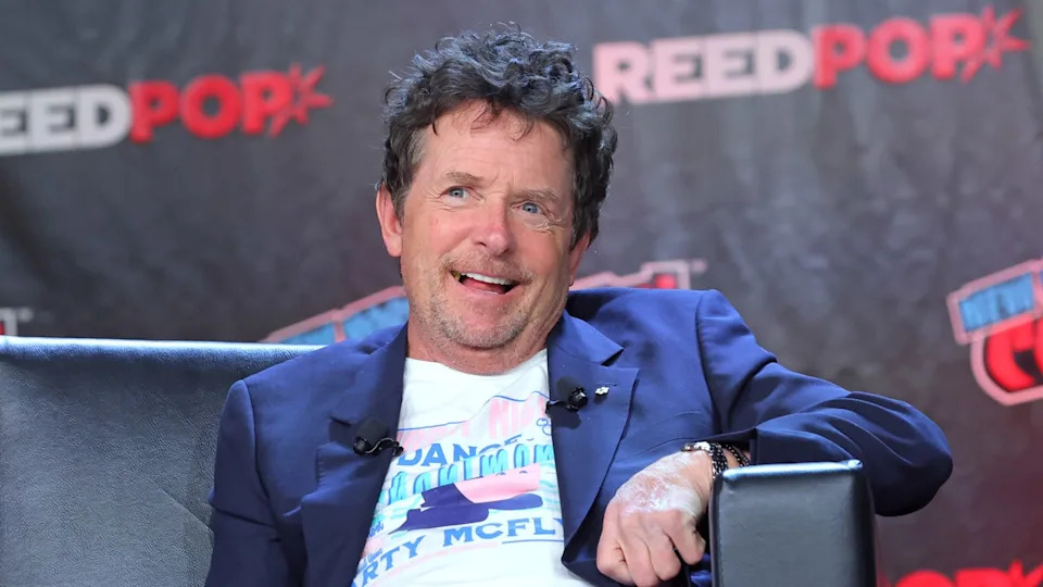 Michael J Fox attends Comic Con in 2022