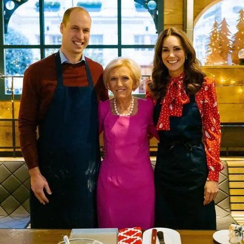 @kensingtonroyal/Instagram Prince William, Mary Berry, and Kate Middleton in 2019.