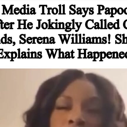 Ooop! Looks like social media troll #GeraldHuston seemingly had to learn the hard way after jokingly calling #ClaressaShields, #SerenaWilliams! #Papoose wasn’t havin none of that! Huston is known for creating viral moments where he approaches celebs ca - instagram.com