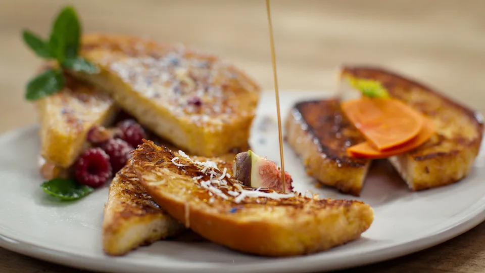 Meghan's French toast outshone my not-so-photogenic version. (Netflix)