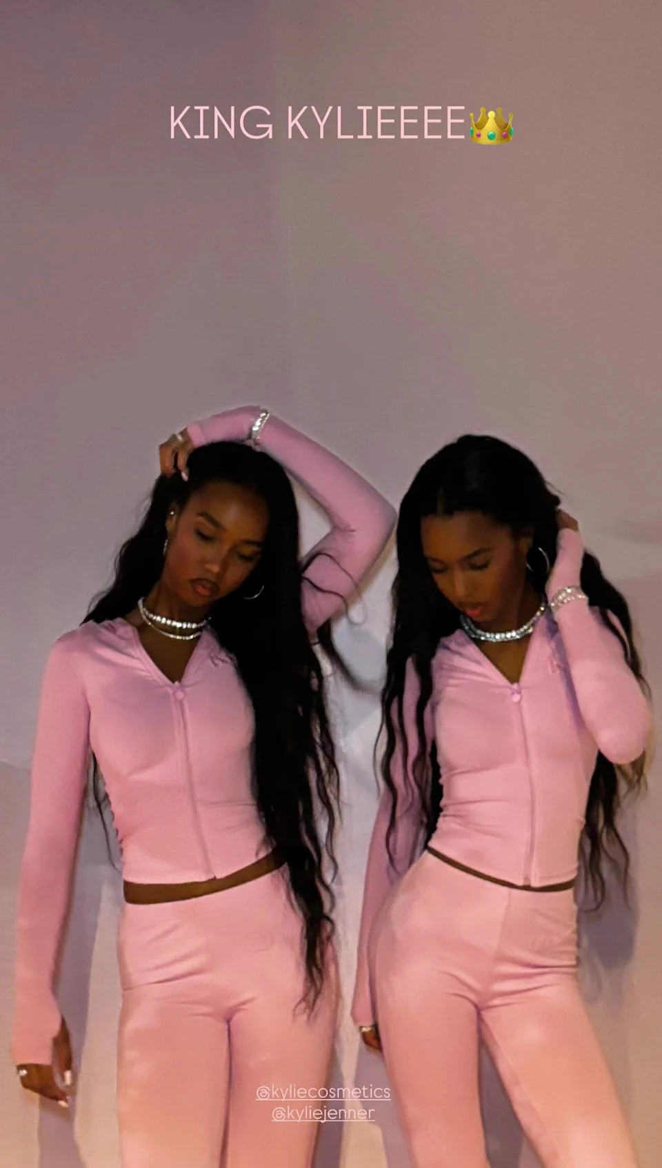 They shared a pic via Instagram Stories. The Combs Twins/Instagram
