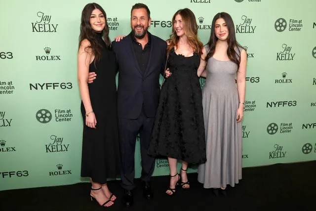 Cindy Ord/Getty Sunny Sandler, Adam Sandler, Jackie Sandler and Sadie Sandler
