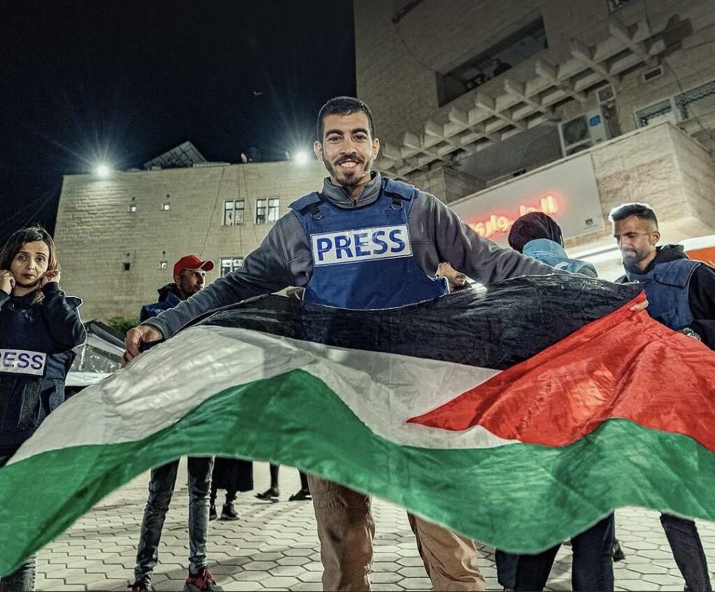 Beloved Palestinian journalist Saleh Al Jafrawi assassinated today in Gaza