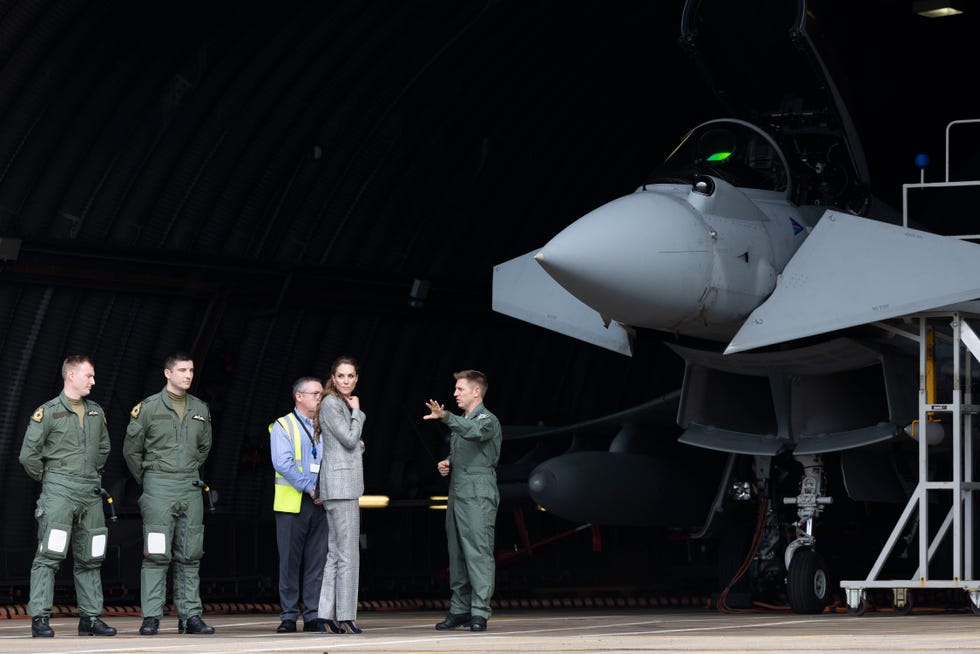 The Princess Of Wales Visits Royal Air Force Coningsby