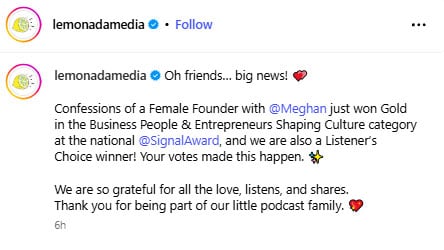 Meghan Markles Confessions of Female Founder podcast hits major milestonee