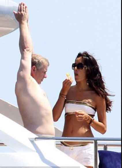 Prince Andrew with Alexandra Escat